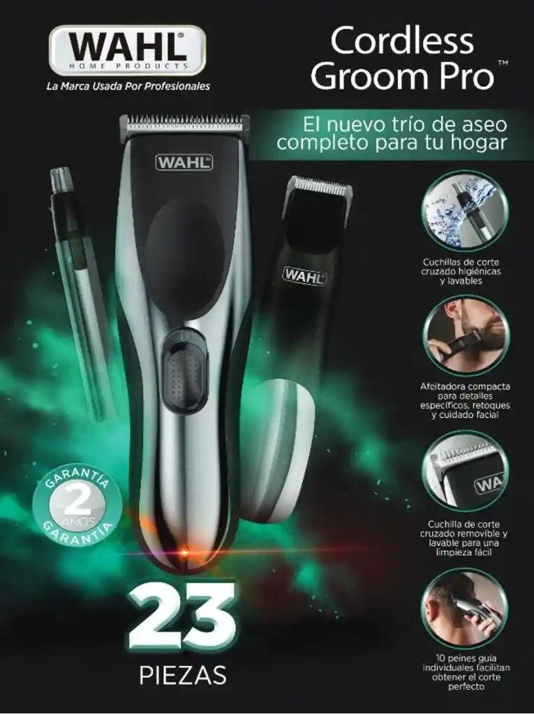 Maquina De Peluquería Wahl Cordless Groom Pro 9649-2168