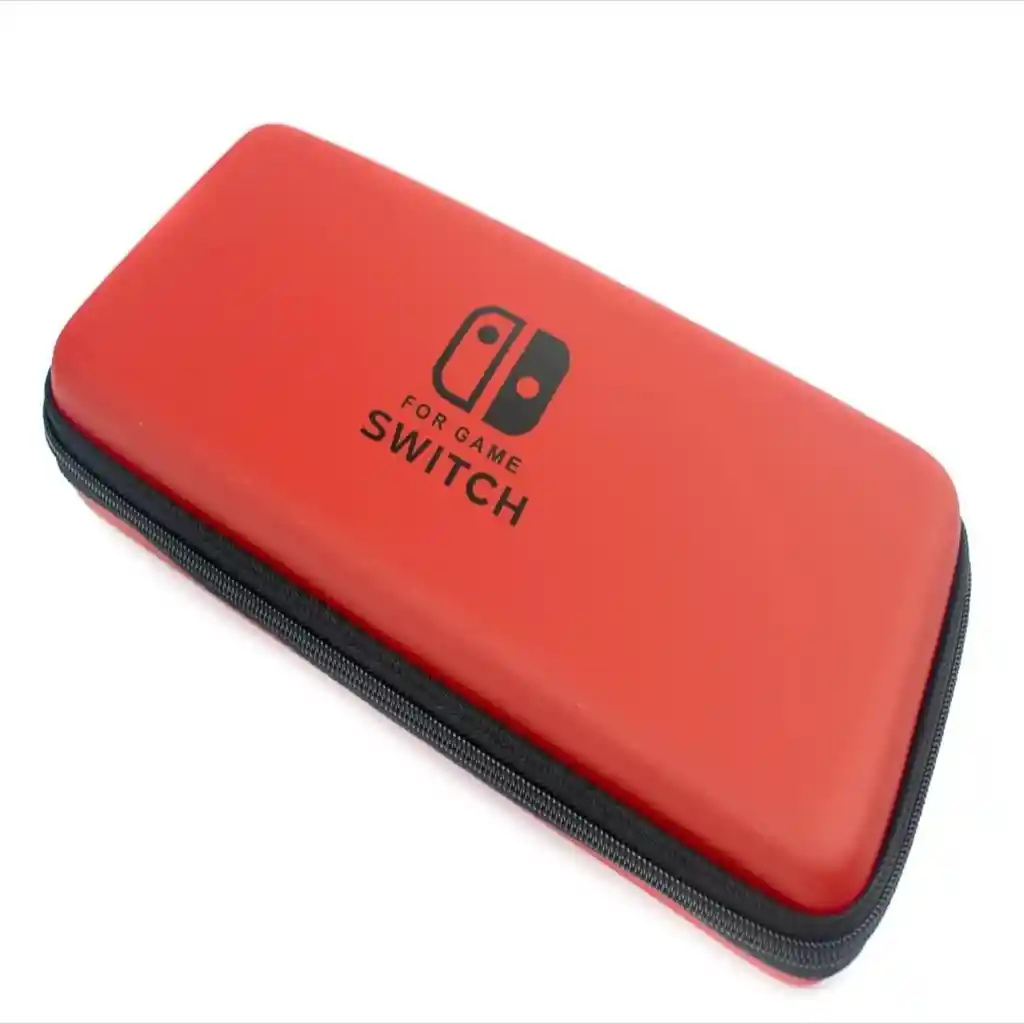 Forro Case Protector Para Nintendo Switch Con Portatarjetas | Rojo