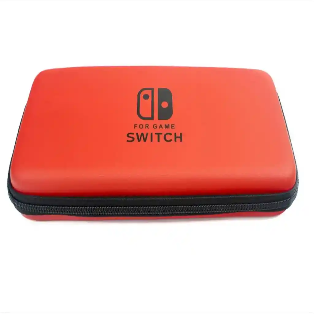 Forro Case Protector Para Nintendo Switch Con Portatarjetas | Rojo