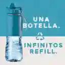 Termo Botella Agua Termica Inoxidable Buffer + 4 Tapas