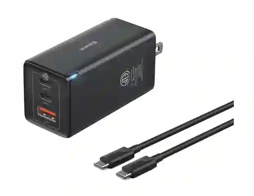 Cargador Baseus Usb Tipo C De 65w Con Tres Puertos