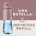 Termo Botella Agua Termica Inoxidable Buffer + 4 Tapas