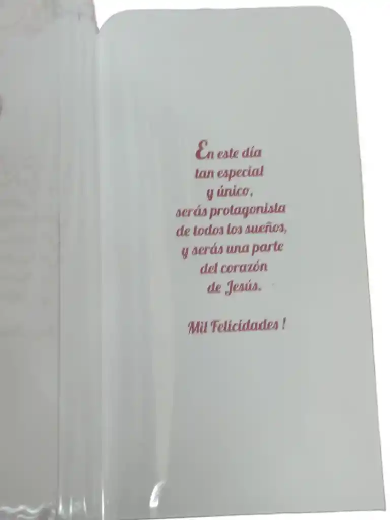 Tarjeta Regalo Mensaje Y Lluvia De Sobres Primera Comunion Colmodernas D 17cmx10