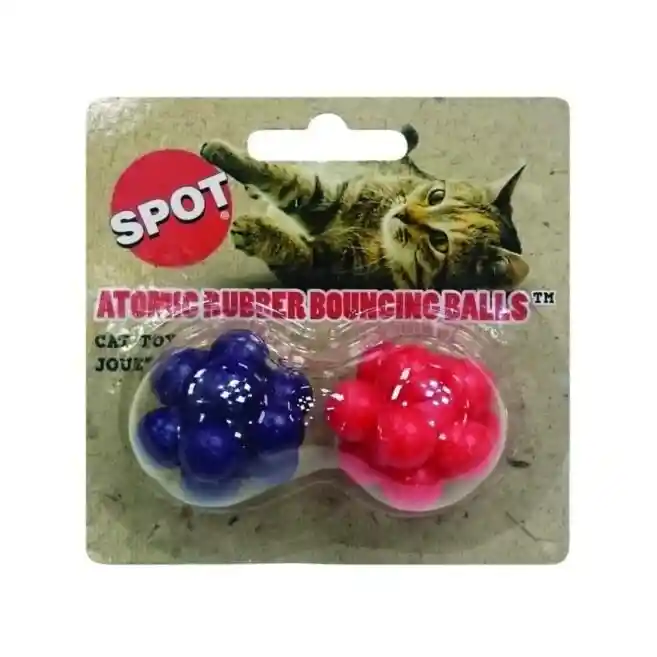 Spot Gato Juguete Atomic Bouncing Pelota X2 Unds