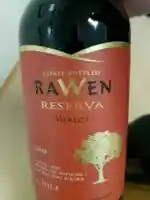 Rawen Merlot Reserva 2019