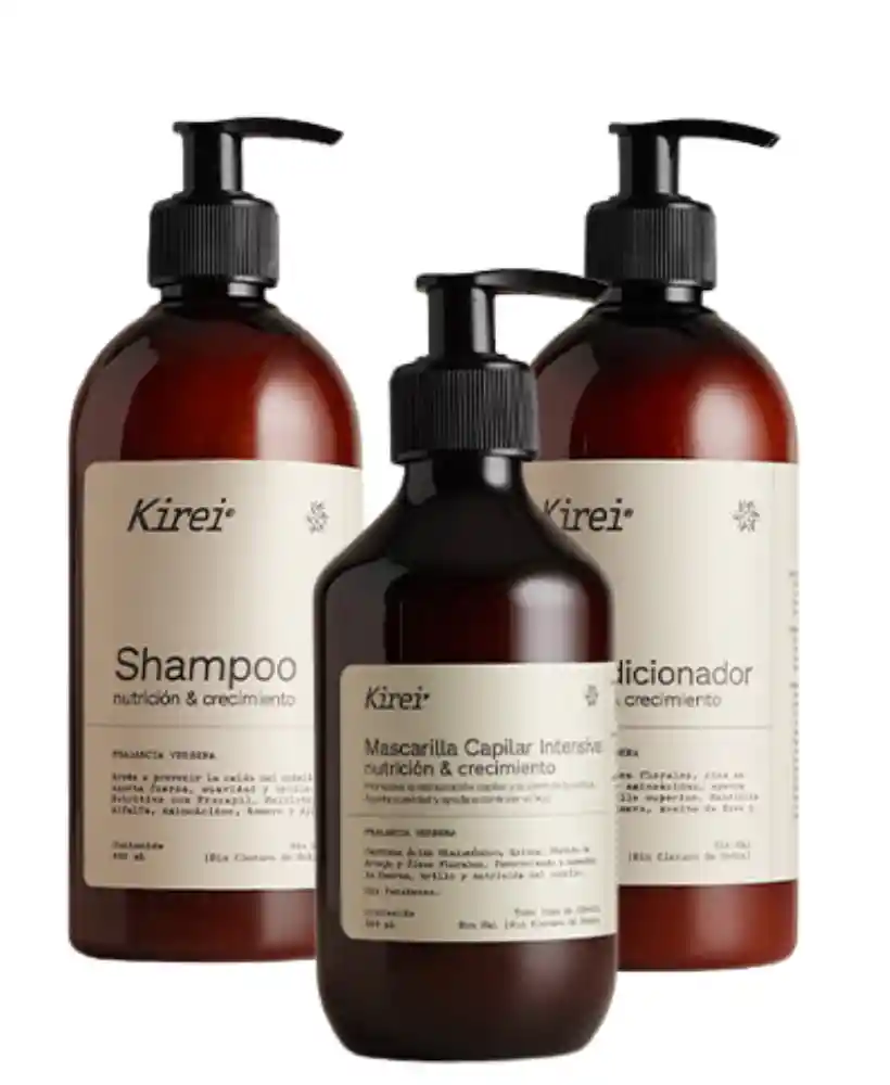 Trio Shampoo + Acondicionador + Mascarilla Nutricion Y Crecimiento