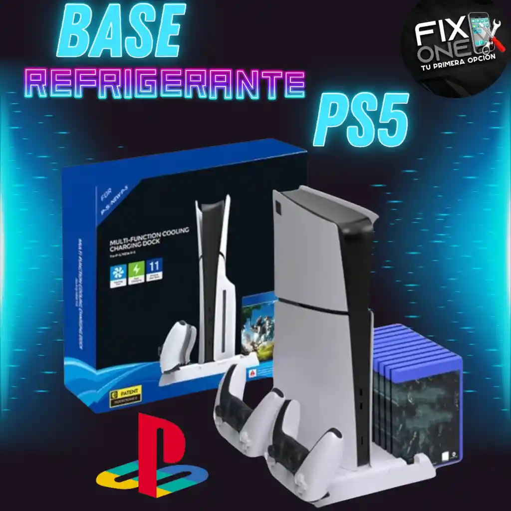 Base Refrigerante Multifuncional Para Ps5