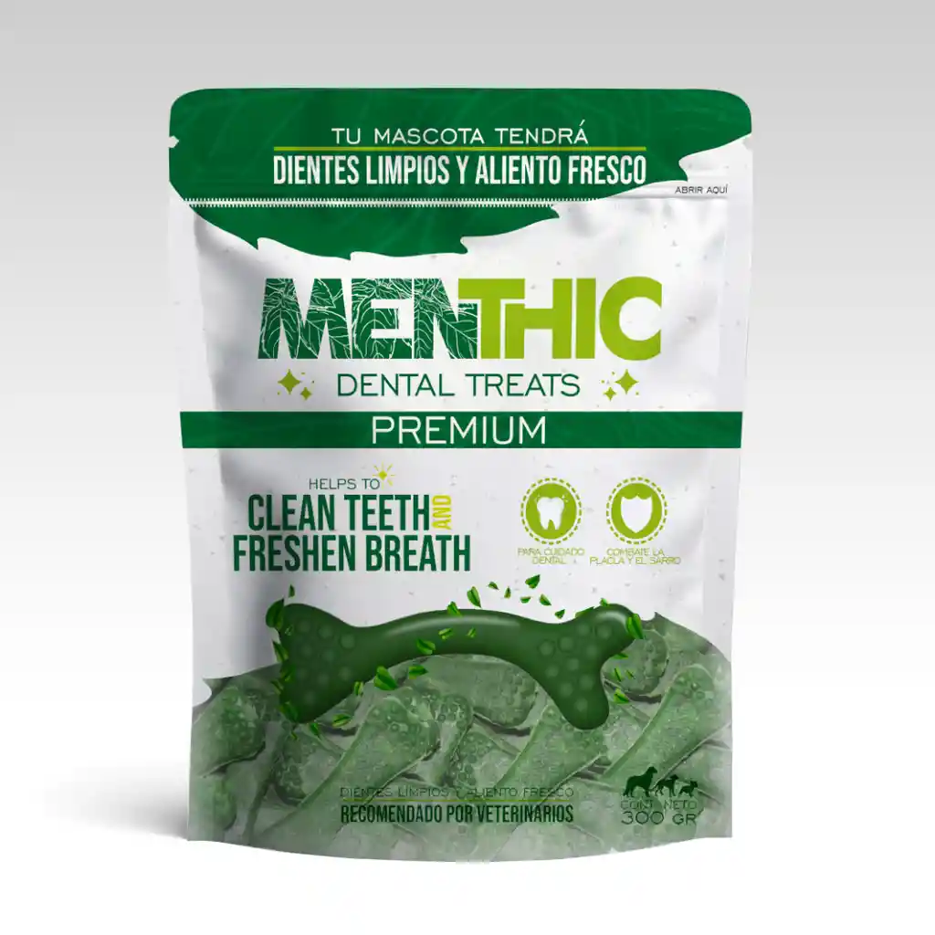 Menthic Dental Treats – Snack Premium 300 Gr