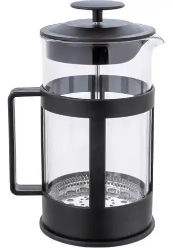 Cafetera Prensa 800ml Negra Procesador De Cafe Tea Y Coffee