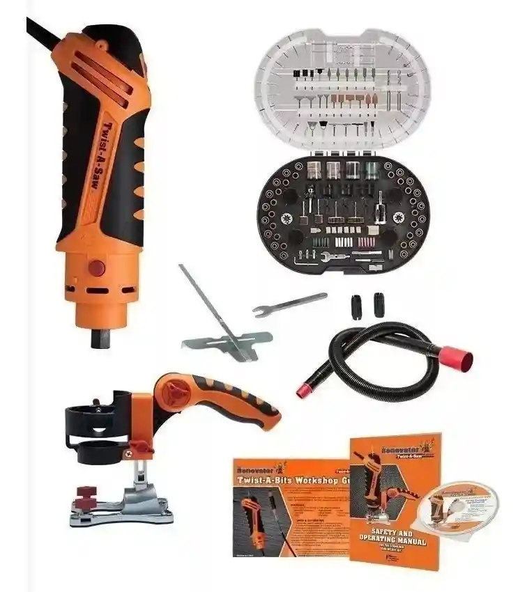 Kit Taladro Renovator Twist A Saw Multifuncional