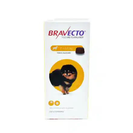 Bravecto Perro 2 A 4,5 Kg Caja X 1 Tableta