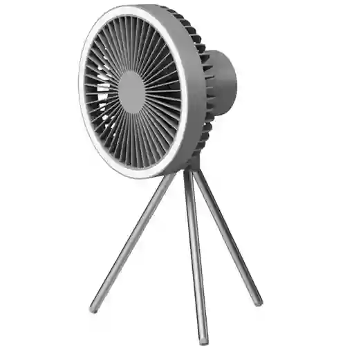 Ventilador Con Luz Y Soporte Aire Acondicionado