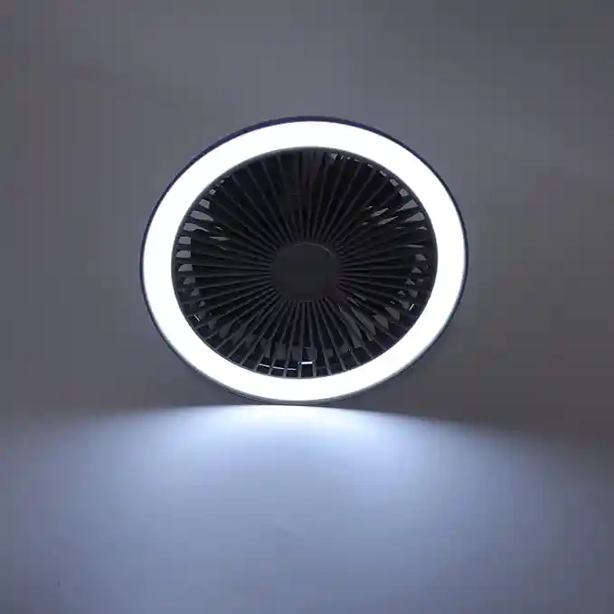 Ventilador Con Luz Y Soporte Aire Acondicionado