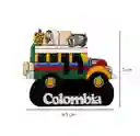 Iman Decorativo Chiva Colombia Para La Nevera Artesania