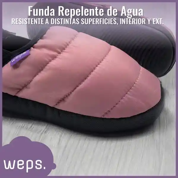 Pantuflas Termicas Antideslizantes Unisex - Weps - Rosado Talla 36