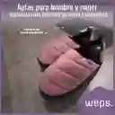 Pantuflas Termicas Antideslizantes Unisex - Weps - Rosado Talla 37