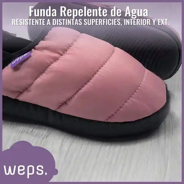 Pantuflas Termicas Antideslizantes Unisex - Weps - Rosado Talla 37