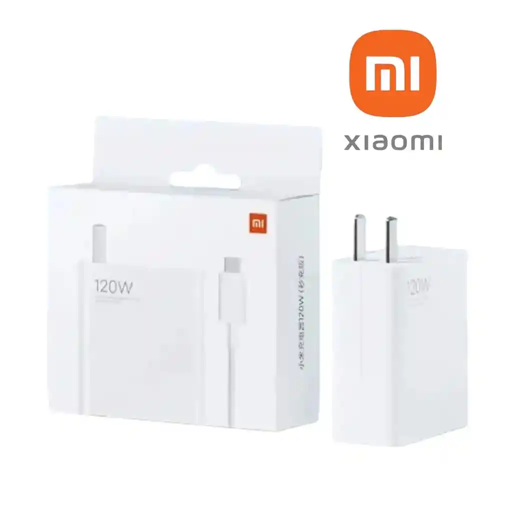 Cargador Xiaomi 120w 1.1 Carga Rapida Aaa