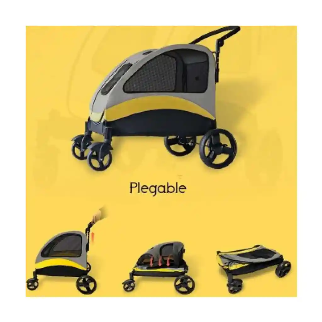 Coche Plegable Para Mascotas Premium