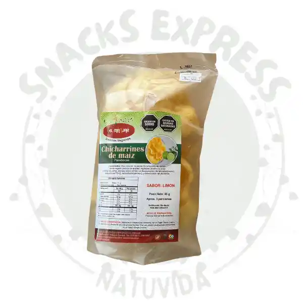 Pasabocas Chicharrines De Maiz Limon