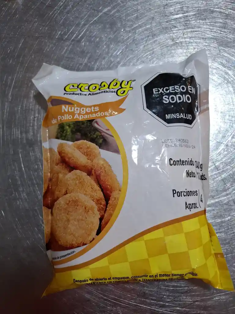 Nuggets De Pollo Apanados