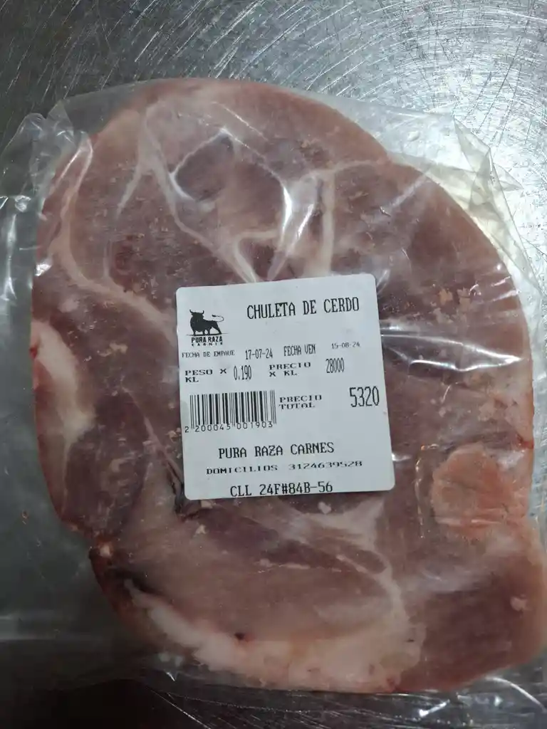 Chuleta De Cerdo