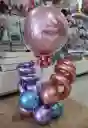 Globo Burbuja 18" Con Base En Globos