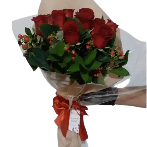 Bouquet De 20 Rosas Con Imperico