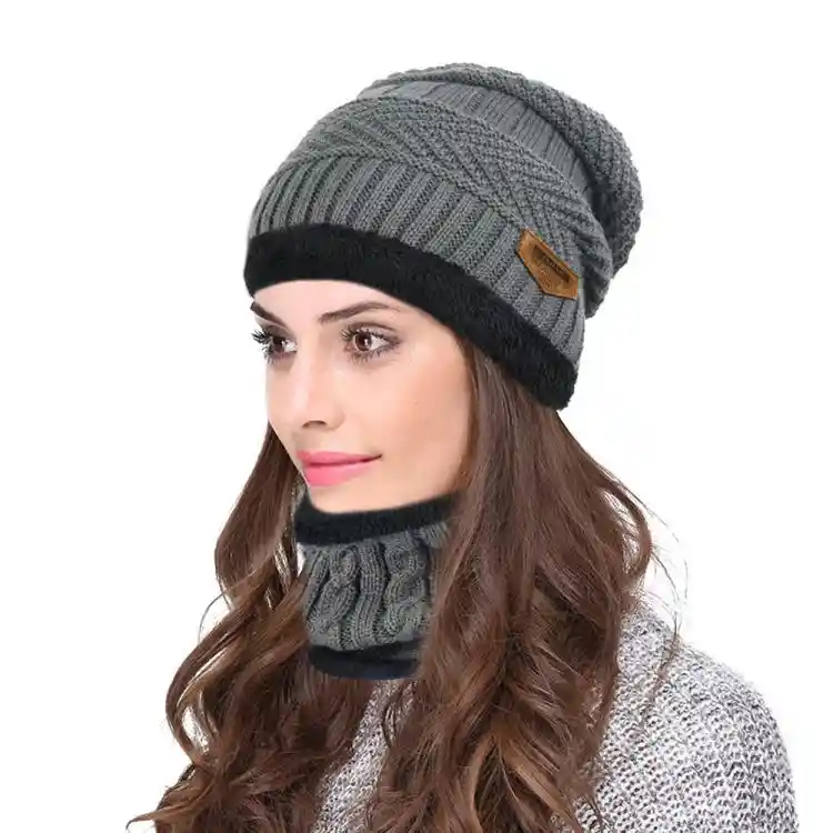 Juego Gorro Cuello Para El Frio