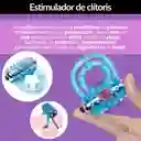 Anillo Vibrador Retardante Para Pene Doble Texturizado Gama Alta