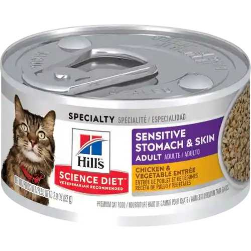 Hill's Feline Adult Sensitive Stomach Skin 2,9oz