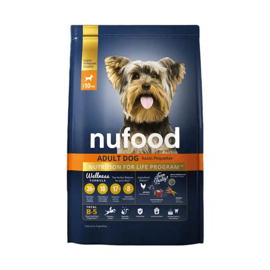 Nufood Adulto Raza Pequeña X 7.5 Kilos (pack 2 Unidades)