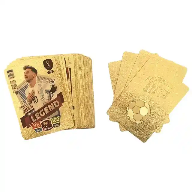Cartas Tarjetas Doradas X10 Futbol Fifa Star