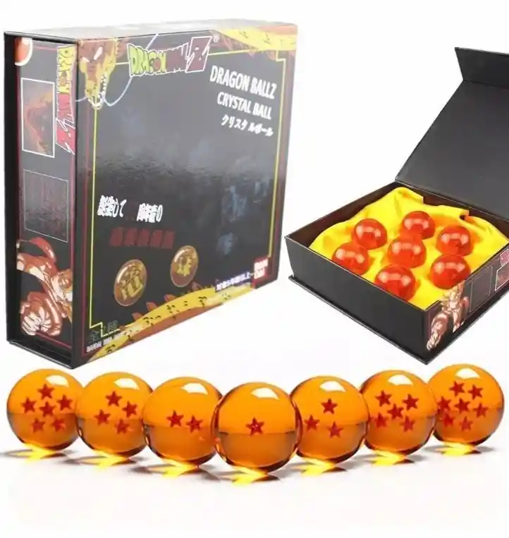 Combo Base Soporte + Esferas Del Dragon Ball Z 4.5 Cm