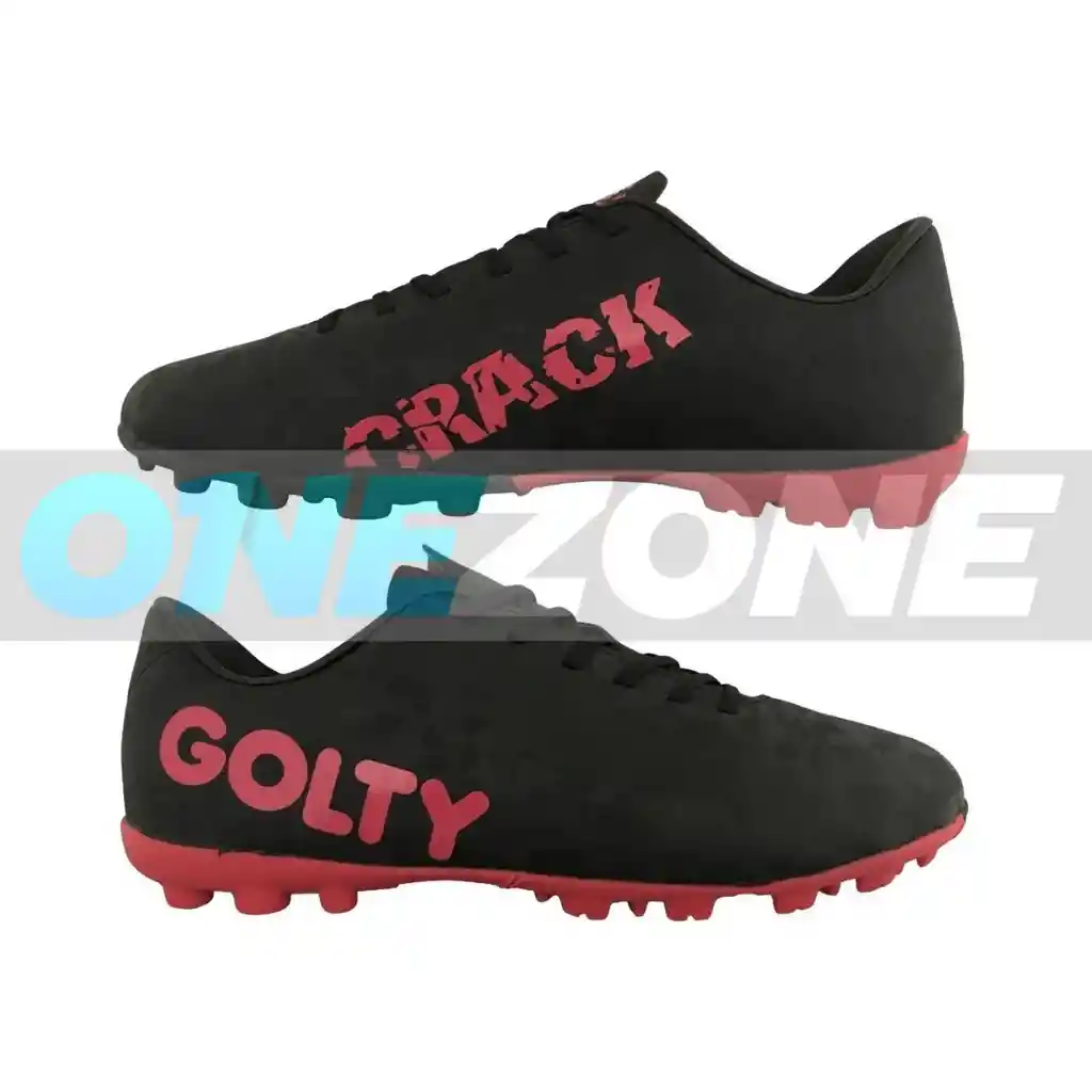 Zapatillas Golty Original Profesional Crack, Sintetica Talla: 7.5/ Negro-rojo