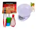 Kit Utensilios Cocina Espátula Brocha Batidor Bascula