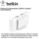 Extensor De Alimentación Belkin Boostcharge Usb-c 4 Puertos