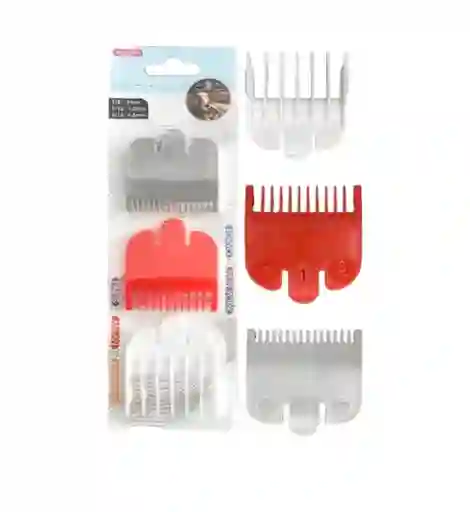 Peine De Plástico Para Cortar El Pelo, Herramienta Universal De Corte De Pelo, Guía, 2/3 Piezas