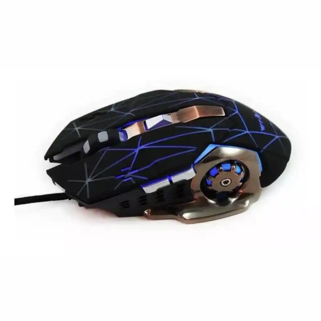 Mouse Raton Gamer De 6 Botones Retroiluminado Jertech Weibo S200