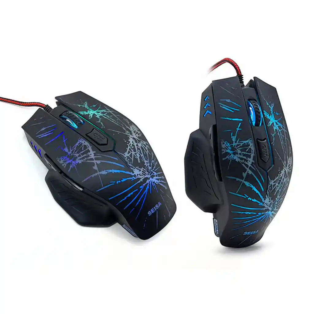 Raton Mouse Gamer Alambrico Retroiluminado Seisa Dn-c543