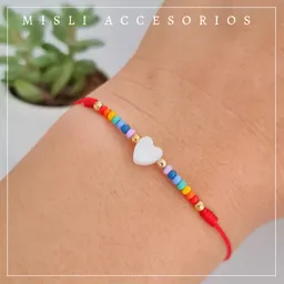 Set Pulseras 7 Chakras Corazón Para Compartir - Manillas De Protección