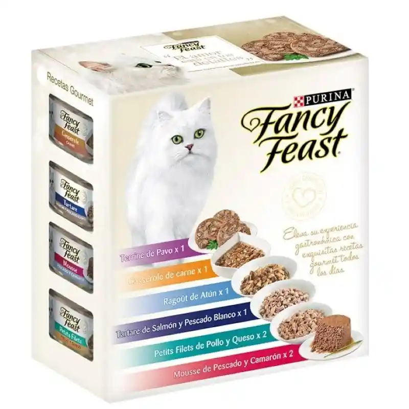 Fancy Feast Pack Surtido Pouch (10x85g)