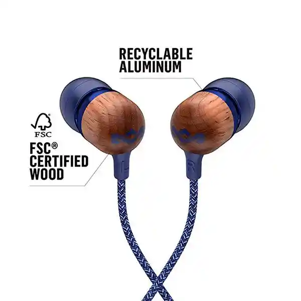 Audifonos Bluetooth Marley Jamaica (azul)