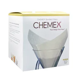 Filtros Chemex De 6 Tazas Cuadrados Originales (100 Unds)