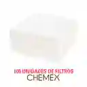 Filtros Chemex De 6 Tazas Cuadrados Originales (100 Unds)