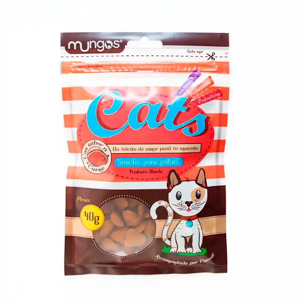 Snack Mungoscats Salmon 40 Gr