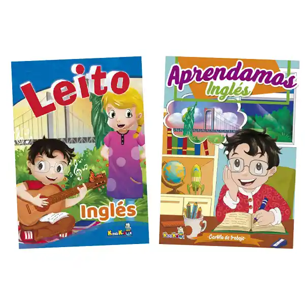 Libros Iniciales De Inglés Leito Para Niños Set X 2 Und