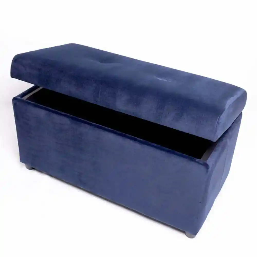 Baul Silla Expressopns Velvet Garden Azul