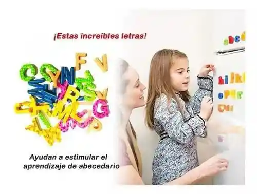 Abecedario Magnetico Letras En Mayúscula Para Neveras