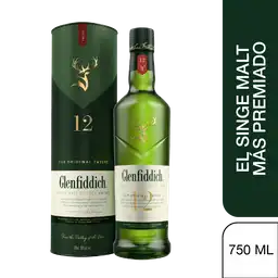 Glenfiddich Whisky Single Malt Scotch 12 Años 350ml